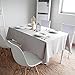 Produktbild Bbdsj Home tischdecke,Einfarbige tischdecke,Moderne einfach Verdicken sie Hotels Längliche tischdecke Mehrere Farben Graue tischdecke-Grau 150x220cm(59x87inch)