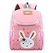 Produktbild Vox Baumwolle Tier Hase Kleiner Kinderrucksack mit brustgurt Mädchen Babyrucksack Kindergartenrucksack Kindergartentasche für 1-7 Jahre Alte Baby Rosa