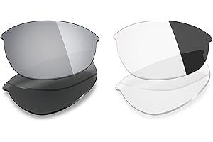 Mryok 2 Paia di Lenti di Ricambio polarizzate per Occhiali da Sole Oakley Half Jacket