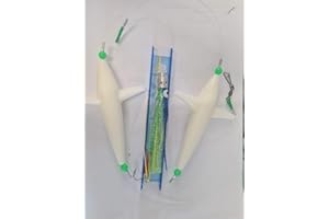 MG GROUP Kit Artigianale per Pesca A Traina Tonni, Tonnetti, Lampughe e Palamiti, Pesci Spada, alletterati. Modello di Lenza a Scelta!