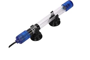 Elprico Luce Sterilizzatrice UV per Acquario, Luce Sterilizzatrice UV Impermeabile per Acquario Lampada per Pulizia dell'Acqua Che Uccide i Batteri per Acquario(UV-13-13W)