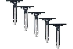 KRAWNXIN Ressorts de suspension pour volets roulants - Loquets à ressort en acier - Crochets à ressort de sécurité (153 * 108mm, Pièce, 5)