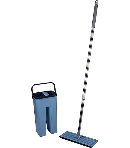 MEGA MOP - Kit Pulizia Con Secchio Doppio E Panno Microfibra - Foto 3