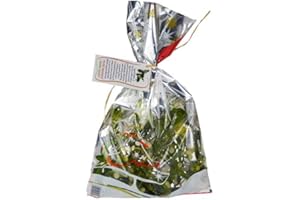 DECOALIVE Bolsa de Muérdago Natural Planta de Navidad para la Buena Suerte