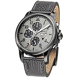 Ingersoll Herren-Armbanduhr Bison No. 72 Chronograph Automatik Leder IN1221GUGY