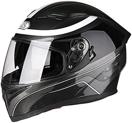 YRTK Helmet Male Motorcycle Bluetooth Helmet Covered Locomotive Electric Vehicle Helmet Cycling Equipment,F-M(54-57cm)