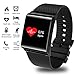 Produktbild Fitness Tracker, Smart Armband Activity Tracker Blutdruck Pulsmesser Outdoor Sports Fitness Uhr Großbild Smartwatch Armband Bluetooth Pedometer mit Schlaf Monitor Männer, Damen und Kinder von Android & iOS