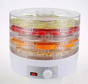 ANGEL CREATION Food Dehydrator with 5 Tray Layers for Fruit, Snacks