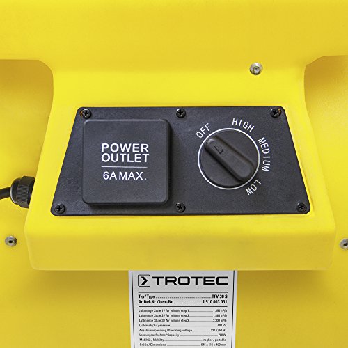 TROTEC Turbolüfter TFV 30 S Radialventilator - 2