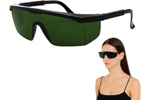 Huybaa Occhiali protettivi per gli occhi, occhiali di protezione laser Pulse Protect per la depilazione, occhiali di sicurezza laser per la depilazione e apparecchiature estetiche a luce pulsata