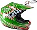 Produktbild Crosshelm Kinder MOTOCROSS MX Helm BMX Quad ATV Kinder-Helm Schutzhelm-Kinder - Grün - L (57-58cm)