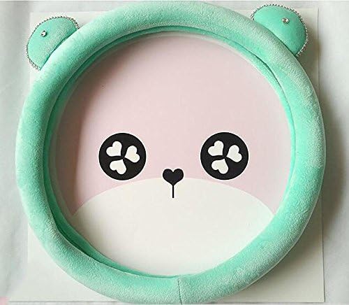 LIYUU Classic female fashion Barbie car steering wheel cover, Green