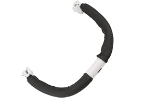 EIMSOAH Asa Ajustable para Cochecito, Barra de Parachoques, Entrada y Salida Fácil, Plegable con Manillar, Diseño Humano para Inclinarse Cómodamente (Negro)