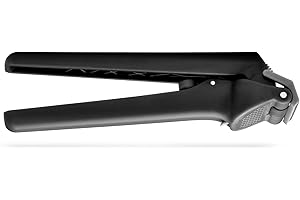 Dreamfarm Garject Lite 2-In-1 Garlic Peeler, Garlic Press & Mincer with Garlic Peel Ejector, Nylon - Black