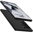 X-level for Samsung Galaxy S24 Ultra Case Slim Fit Ultra-Thin Super Soft TPU [Guardian Series] S24 Ultra Phone Back Cover Light Protective Matte Finish Coating Shockproof Case for Men Woman -Black