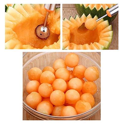 (7 Kits) Messer von Obst/Allesschneider Obstschale/Mahlwerk/Sparschäler/Melone Skulptur/Tablett von Obst Mandoline Multifunktionale - 5