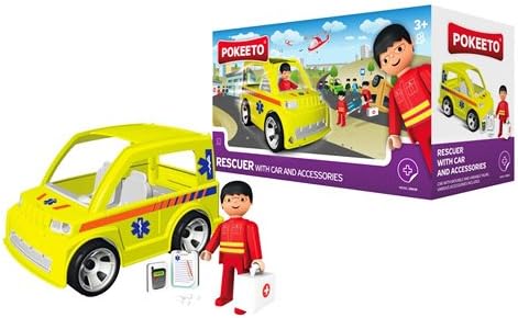 efko Pokeeto Rescuer with Car and Accessories