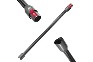 Qygba Tube Extension pour Dyson V12 Detect Slim, Tube Prolongateur Rallonge Accessoire pour Dyson V10 Digital Slim, Pièces de Rechange pour Aspirateur à Rallonge, 74cm (Gris)