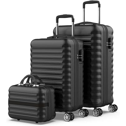 Valigia Rigida BorderLine ABS – Piccola, Media O Grande Con 4 Ruote – Leggera E Sicura