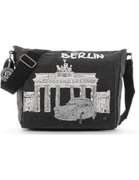 Robin Ruth Berlin Umschlagtasche Trabi Gr. L schwarz/weiß