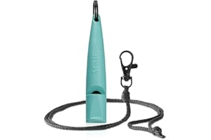 ACME Silbato para perros n.º 211,5 (actualización de 2023) con banda de silbato en color negro mate | Alpha | ideal para la devolución de llamada | gran alcance | frecuencia estandarizada (turquiosis)