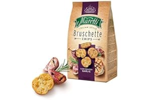 Maretti Bruschette Bites Roasted Garlic, zestaw 6 sztuk (6 x 150 g)