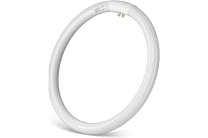 ‎AIGOSTAR Aigostar - Fluorescent Tube Circular Round Neon Tubes T9 Lamp 40 cm 40 W Cool White 6500 K 2800 lm G10Q Socket Light Tube for Ring Lamp