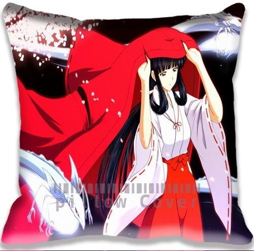 anime manga Cute Inuyasha Cushion Cover Home Decorative Throw Pillow Case Cotton and Polyester Pillow Sham for Sofa Bed