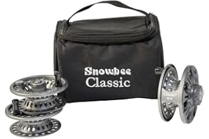 Snowbee Classic 2 Fly Reel Kits #5/6, Reel - Reel + 2 Spare Spools & Case, Great For Fishing Rivers and Small Stillwaters, Black, One Size (10561)