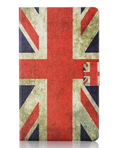 Samsung Galaxy Tab S 8.4 Hülle Case Tasche UHIPPO Kunstleder Schlank Folio Buch Kasten für Samsung Galaxy Tab S 8.4 Tablet Union Jack - 2