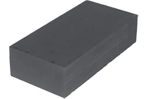 LLF 99,9% Reinheit Graphit Barren Block EDM Graphit Platte Fräsfläche (100 mm x 50 mm x 25 mm)