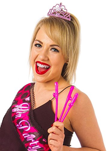 10er Pack Sexy Penis Strohhalme Trinkhalme Willy für den Junggesellenabschied und Spaßparty - 2