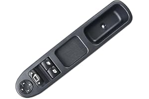 FanPaYY Commutateur De Commande De Vitre Électrique Avant Gauche 6554.QC 6554QC Côté conducteur Convient Pour Citroën C3 207, Peugeot 207 Électrique Interrupteur Levé Vitre