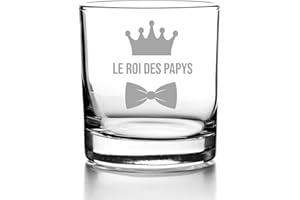 CADEAUX.COM - Verre a Whisky Tumbler 30cl - Verre à Whisky Papy - Idée Cadeau Homme - Cadeau Fete des Grand Peres - Cadeau Homme - cadeau anniversaire homme - Cadeau Papy