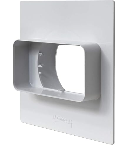 Curva Per Aerazione Cappa Cucina - 220x90 Mm, PVC Bianco, Per Tubo Rettangolare - Foto 11