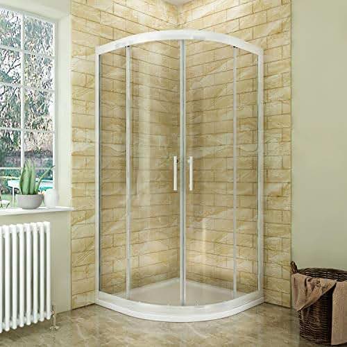 Amazon.co.uk white quadrant shower enclosure 900 Home & Kitchen