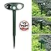 Produktbild Solar Repeller Maulwurfschreck,CAMTOA Ultraschall Solar Frequenz Sensor Wasserdicht Tiervertreiber mit Batterie für Garten Yard Field Farm Katzenschrekck Hundeschreck Marderschreck