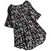 Produktbild AHAYAKU Damens Casual Talla Extra Manga de Lino Botón de Impresión Camisa Tanic Blusa 2019 Verano Venta Caliente