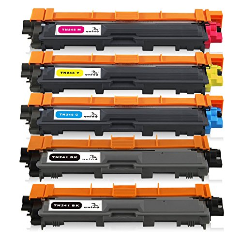 ONINO TN241 TN245 Toner Compatibile con TN241 TN245 HL-3140CW DCP-9020CDW HL-3150CDW DCP-9015CDW HL-3170CDW MFC-9330CDW MFC-9130CW MFC-9340CDW (2 Nero, 1 Ciano, 1 Magenta, 1 Giallo)