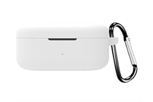 GIOPUEY Cover Compatibile con OPPO Enco Buds2 Pro, Cilicone Custodia, Ultrasottile Case Cover, Antiurto, Resistente ai Graffi - Bianco