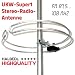 Produktbild HHQ HalbedlHighQuality UKW-Stereo-Radio-Antenne Runddipol UKW-Super1