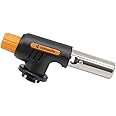 Compact Gas Torch Portable Flame Gun for Camping Welding BBQ Cooking Manual Ignition (Not Including Gas Tank)