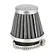 Produktbild KKmoon Doppelte Schicht Stahl Filter Gaze Universal Motorrad Motorrad Ersatz Clamp-on Luftfilter 52mm Pilz Kopf Reiniger für Roller Minibike ATV