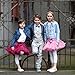 Buenos Ninos Solid Color Pettiskirt Girl's Skirts Dance Tutu Dress Baby Skirt Petticoat,Red Size 3-4T