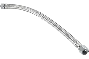 JOYOUSMALL Raccord de tuyau en acier inoxydable pour compresseur d'air 400 mm