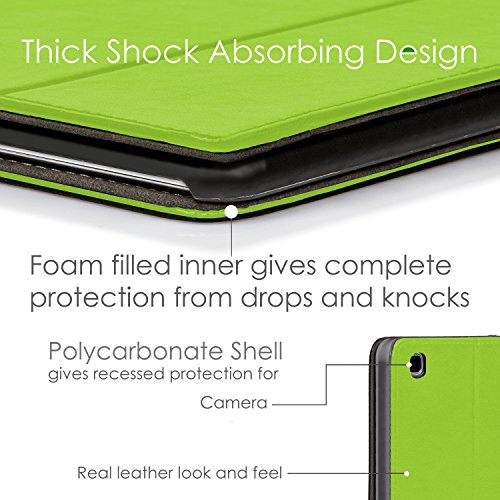 Forefront Cases® Lenovo Tab 3 8 / Tab 2 A8-50 Leder Hülle Schutzhülle Tasche Smart Case Cover Stand – Rundum-Geräteschutz und intelligente Auto Schlaf / Wach Funktion inkl. Eingabestift und Displayschutz - 8