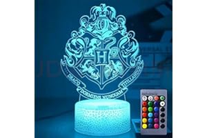 ‎ANDYLV ANDYLV 3D Lampe Harry, 3D Led-Nachtlicht Geschenke Lampe, Anime 3d Led Kinder Nachtlicht, Sieben Farben Smart Touch, Dimmbare Visuelle Dreidimensionale Nachtlicht, Geschenk für Ihre Kinder