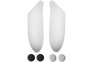 VICROLE 1 Pair New OEM Battery Cover for Oculus Quest 3 Left Right Controller, Replacement Part Charging Case Cover for Meta Quest 3 Controllers with Thumb Grips Caps