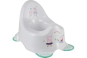 keeeper Peppa Pig Baby Potty, From 18 Months Up to 3 Years, Anti-Slip Rubber Feet, Adam, Grey