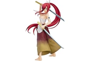 Pinloo Erza Scarlet Figurine d'action Statue - 17 cm Erza Scarlet PVC Modèle Sculpture Caroon Personnage Article Décoration de bureau Ornement Cadeaux pour les fans